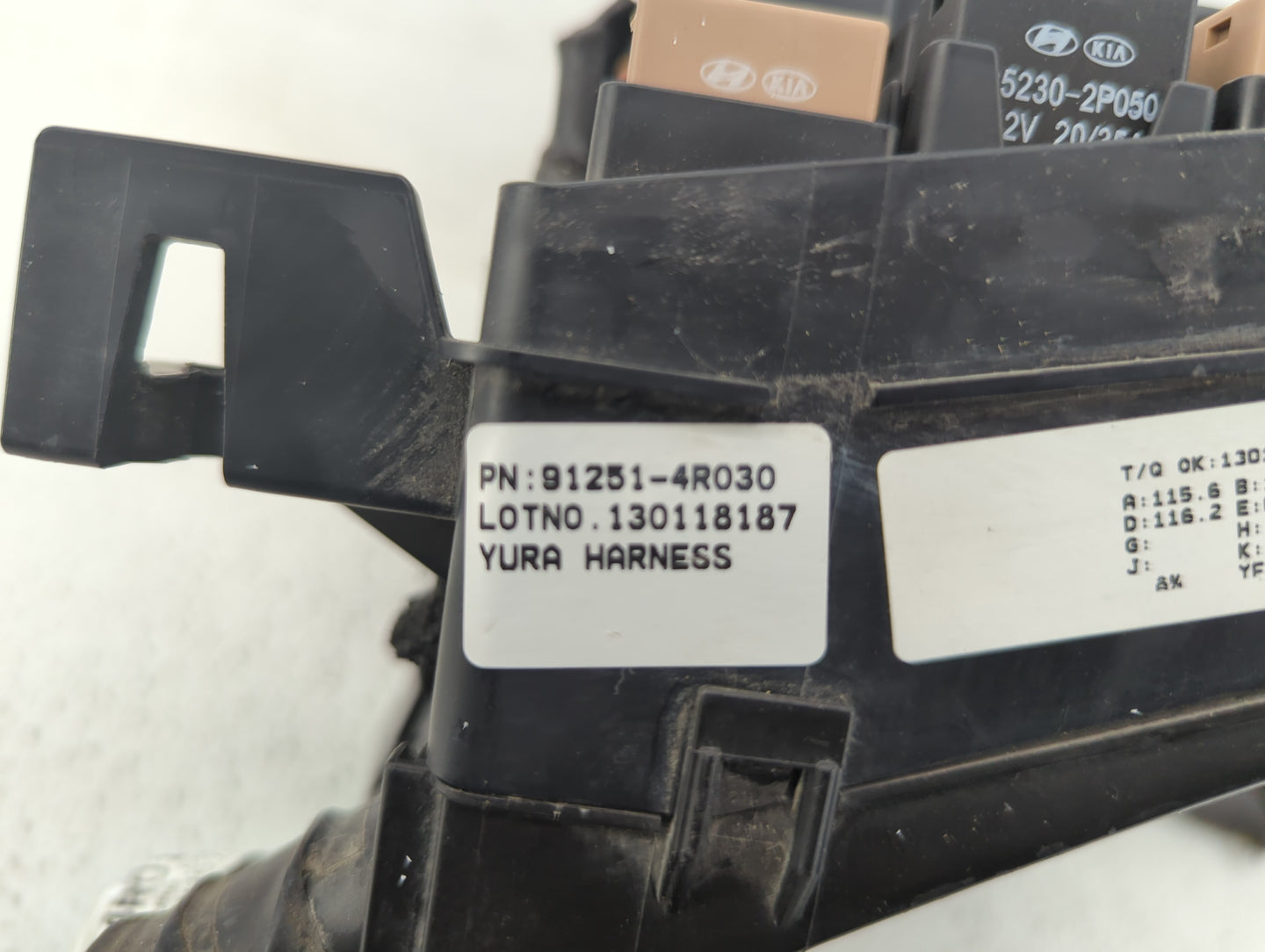 2013-2015 Hyundai Sonata Fusebox Fuse Box Panel Relay Module P/N:91251-4R030 91251-4R033, 130830 1445 Fits Fits 2013 2014 20