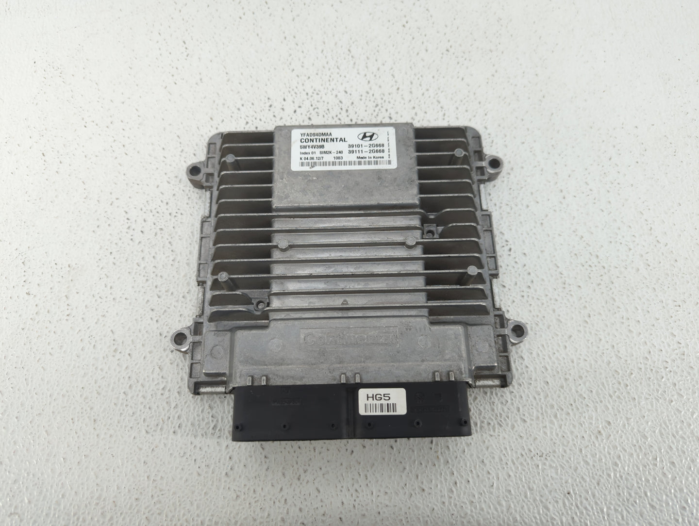 2011-2014 Hyundai Sonata PCM Engine Control Computer ECU ECM PCU OEM P/N:39111-2G668 39101-2G668 Fits Fits 2011 2012 2013 20