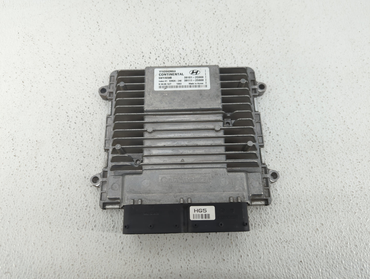2011-2014 Hyundai Sonata PCM Engine Control Computer ECU ECM PCU OEM P/N:39111-2G668 39101-2G668 Fits Fits 2011 2012 2013 20