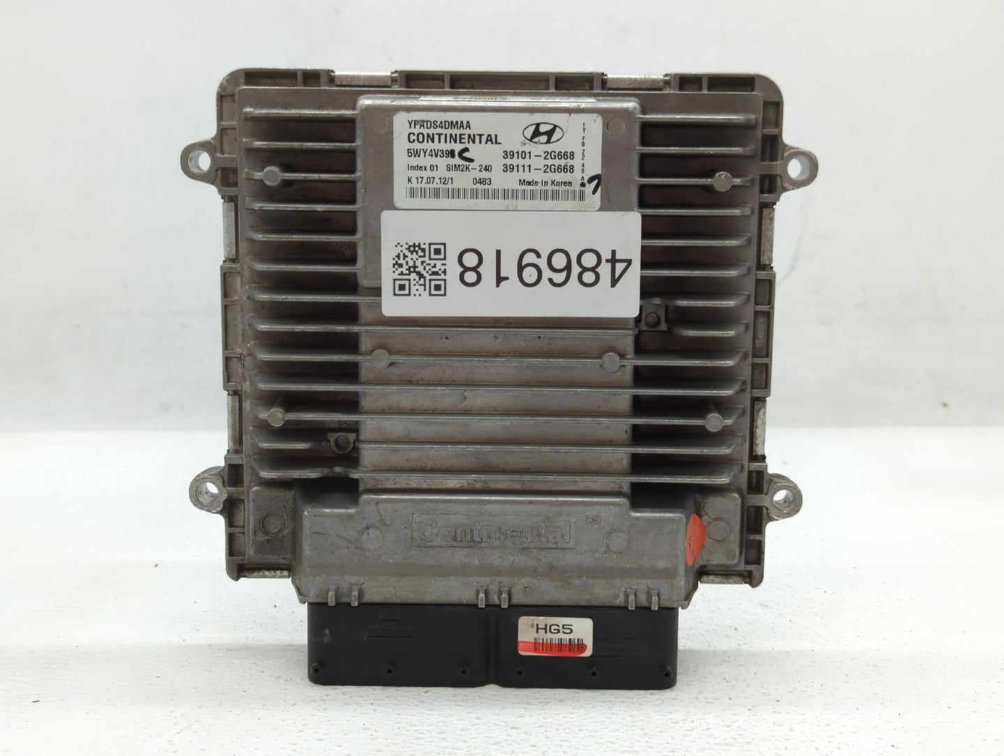 2011-2014 Hyundai Sonata PCM Engine Control Computer ECU ECM PCU OEM P/N:39111-2G668 39101-2G668 Fits Fits 2011 2012 2013 20