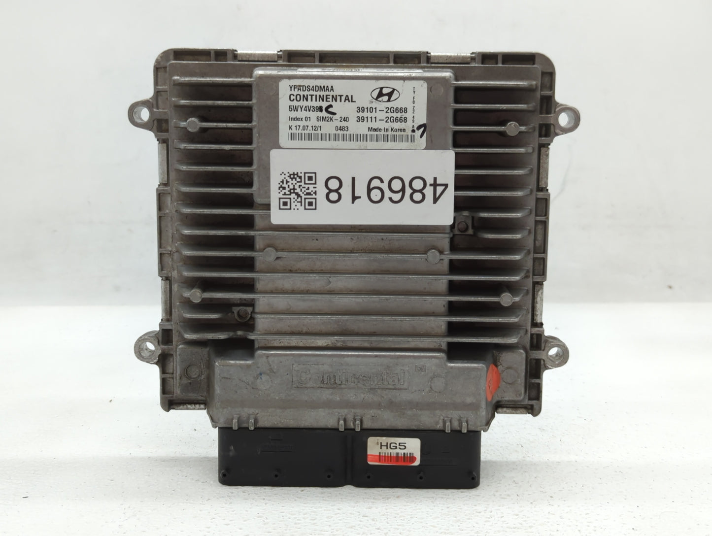 2011-2014 Hyundai Sonata PCM Engine Control Computer ECU ECM PCU OEM P/N:39111-2G668 39101-2G668 Fits Fits 2011 2012 2013 20