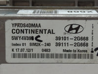 2011-2014 Hyundai Sonata PCM Engine Control Computer ECU ECM PCU OEM P/N:39111-2G668 39101-2G668 Fits Fits 2011 2012 2013 20