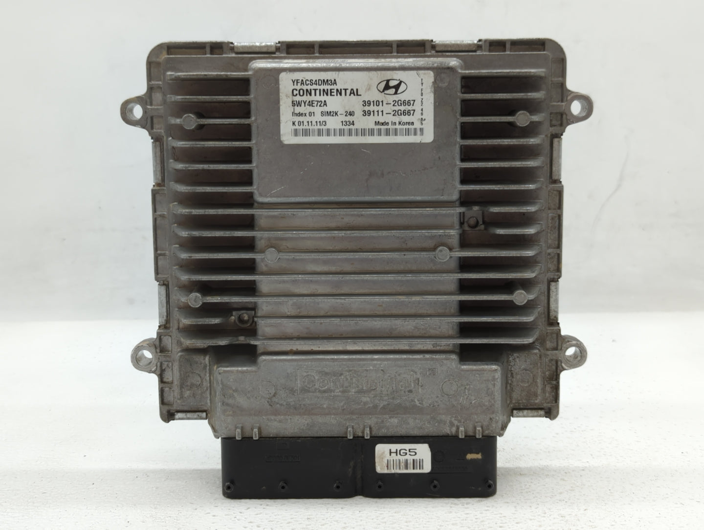 2011-2014 Hyundai Sonata PCM Engine Control Computer ECU ECM PCU OEM P/N:39111-2G667 39101-2G667 Fits Fits 2011 2012 2013 20