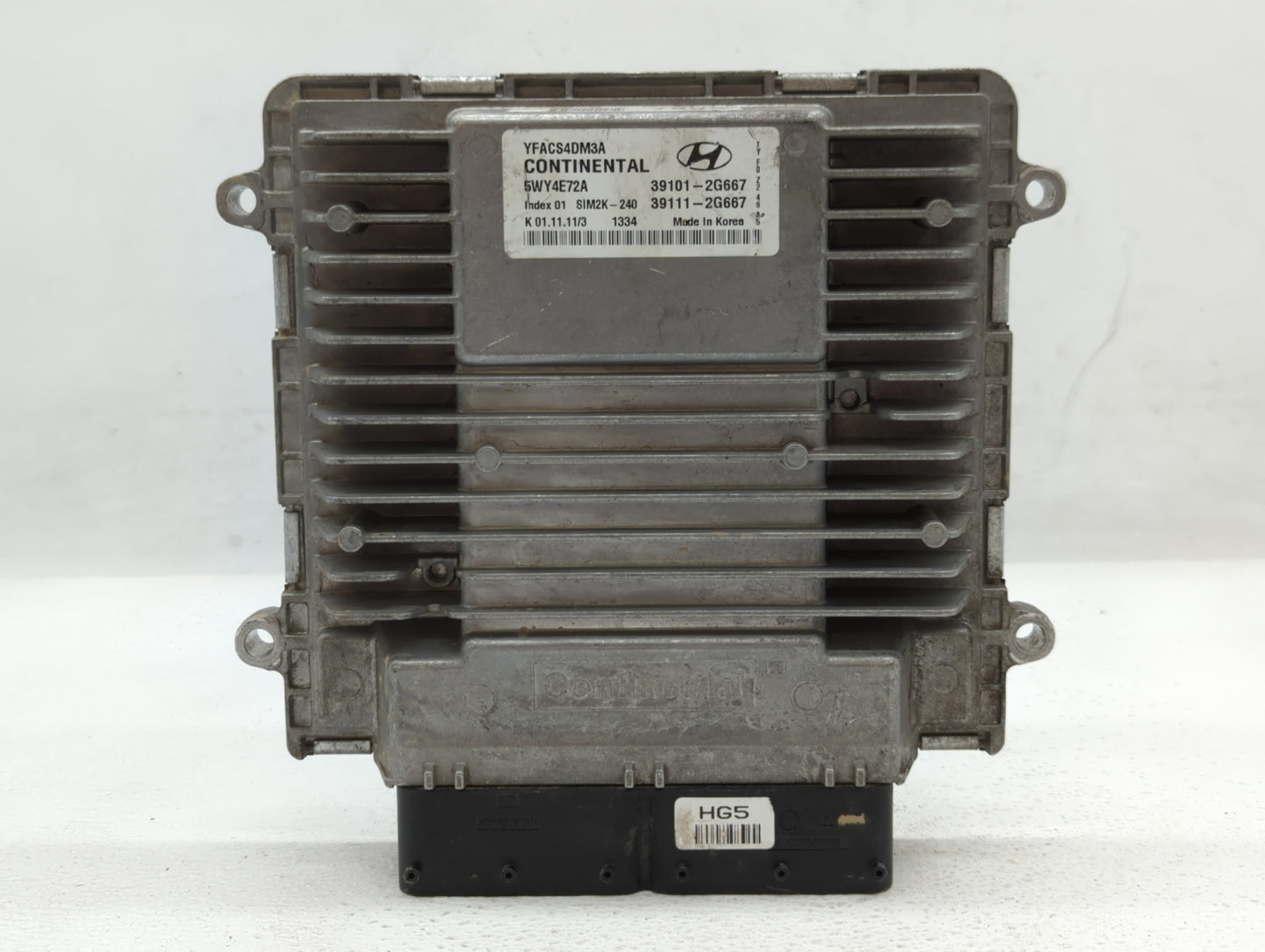 2011-2014 Hyundai Sonata PCM Engine Control Computer ECU ECM PCU OEM P/N:39111-2G667 39101-2G667 Fits Fits 2011 2012 2013 20