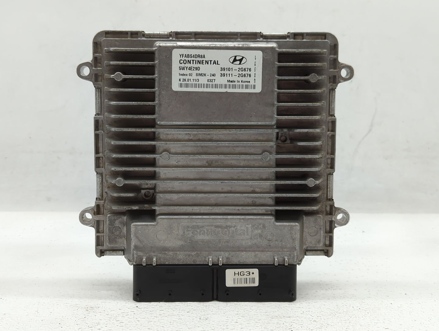 2011-2014 Hyundai Sonata PCM Engine Control Computer ECU ECM PCU OEM P/N:39111-2G676 39101-2G676 Fits Fits 2011 2012 2013 20