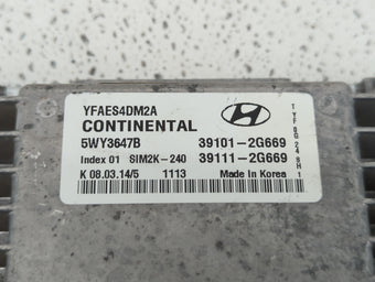 compare product 2011-2014 Hyundai Sonata PCM Engine Control Computer ECU ECM PCU OEM P/N:39111-2G669 39101-2G669 Fits Fits 2011 2012 2013 2014 OEM Used Auto Parts
