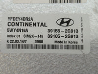 2011-2015 Hyundai Sonata PCM Engine Control Computer ECU ECM PCU OEM P/N:39105-2G913 39155-2G913 Fits OEM Used Auto Parts - 