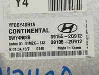 2011-2015 Hyundai Sonata PCM Engine Control Computer ECU ECM PCU OEM P/N:39105-2G912 39155-2G912 Fits OEM Used Auto Parts - 