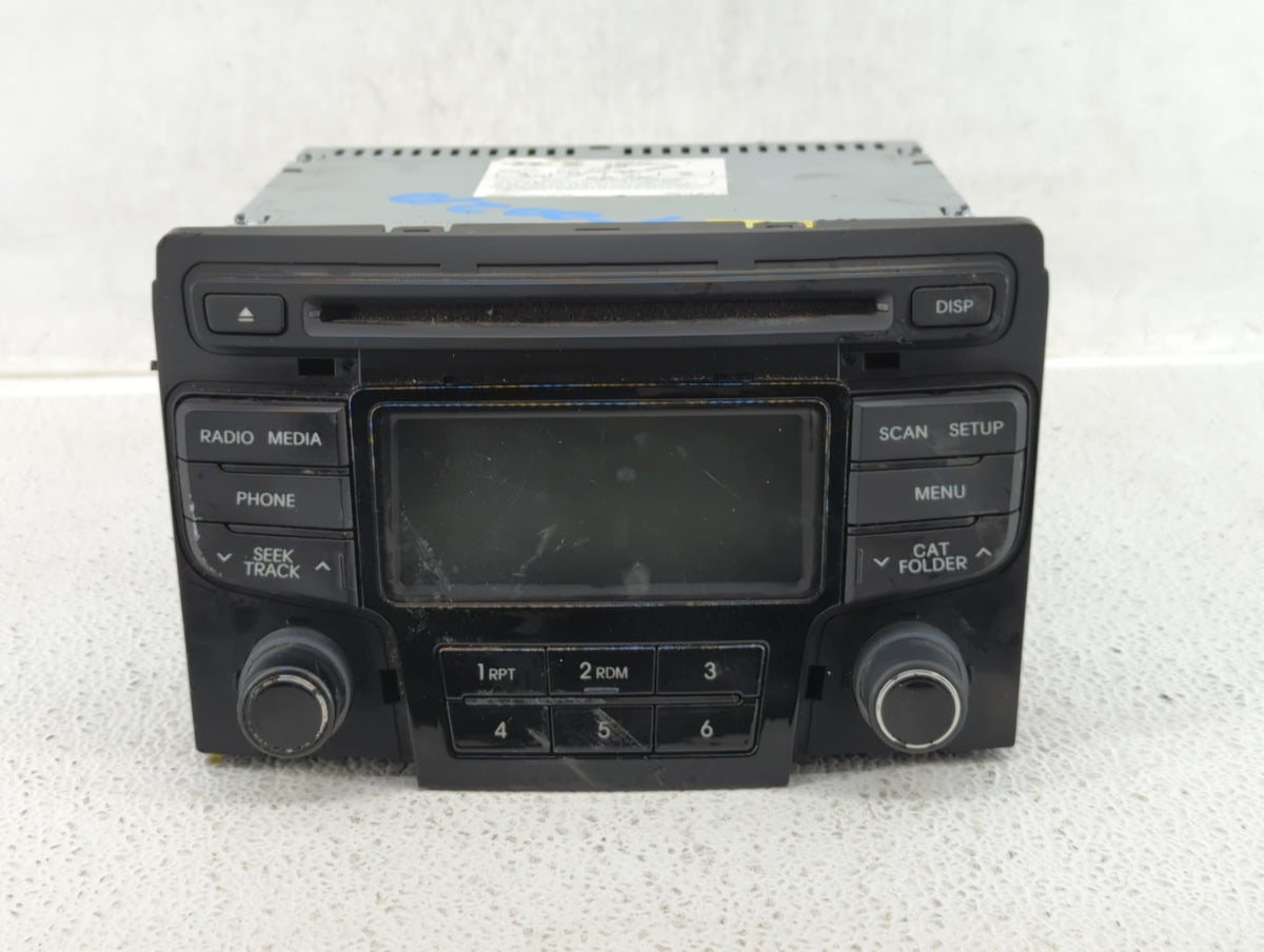 2012-2014 Hyundai Sonata Am Fm Cd Player Radio Receiver 506585 - Oemusedautoparts1.com