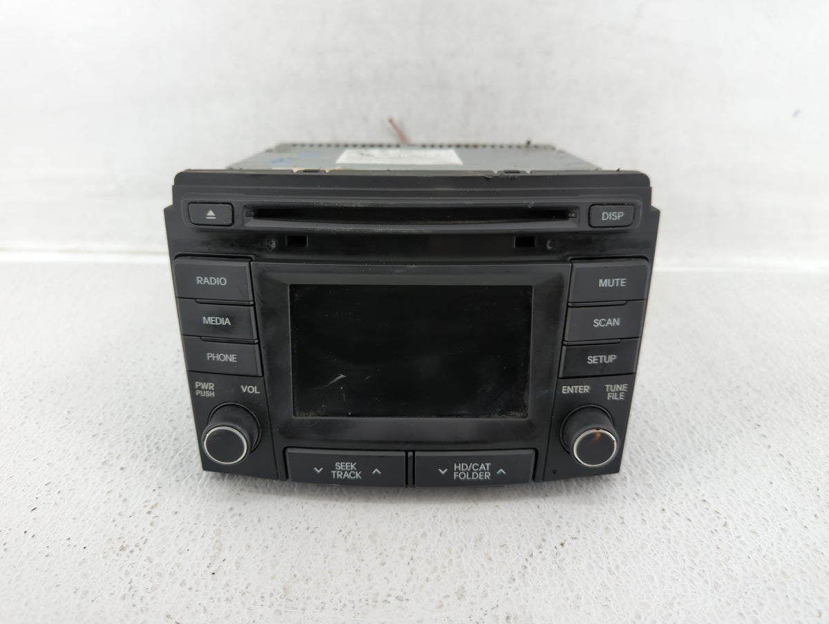2012-2014 Hyundai Sonata Am Fm Cd Player Radio Receiver 506861 - Oemusedautoparts1.com