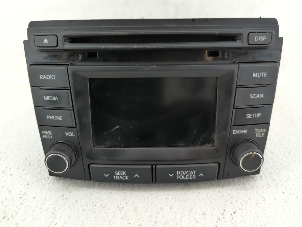 2012-2014 Hyundai Sonata Am Fm Cd Player Radio Receiver 506861 - Oemusedautoparts1.com