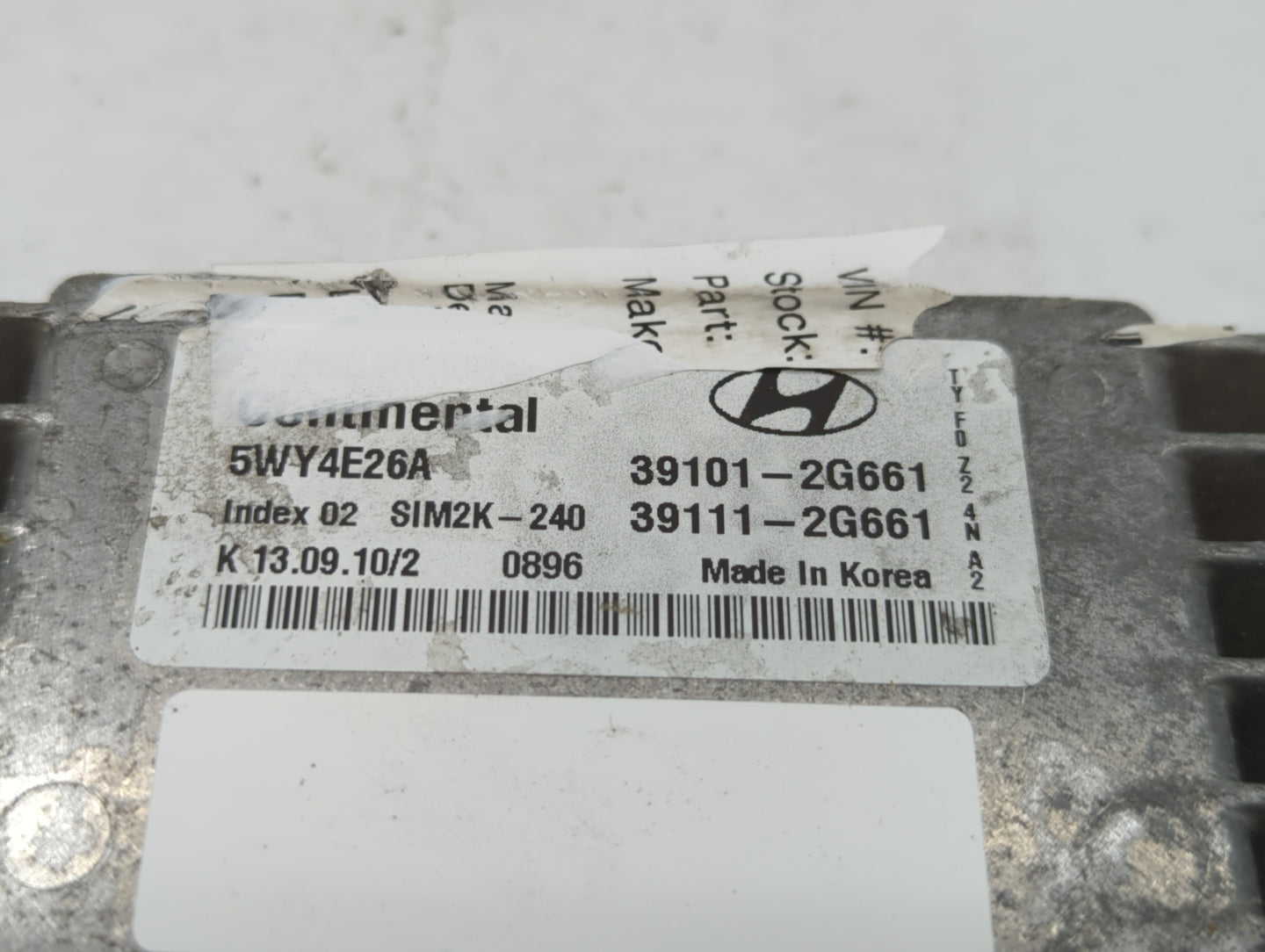 2011-2014 Hyundai Sonata PCM Engine Control Computer ECU ECM PCU OEM P/N:39111-2G661 39101-2G661 Fits Fits 2011 2012 2013 20