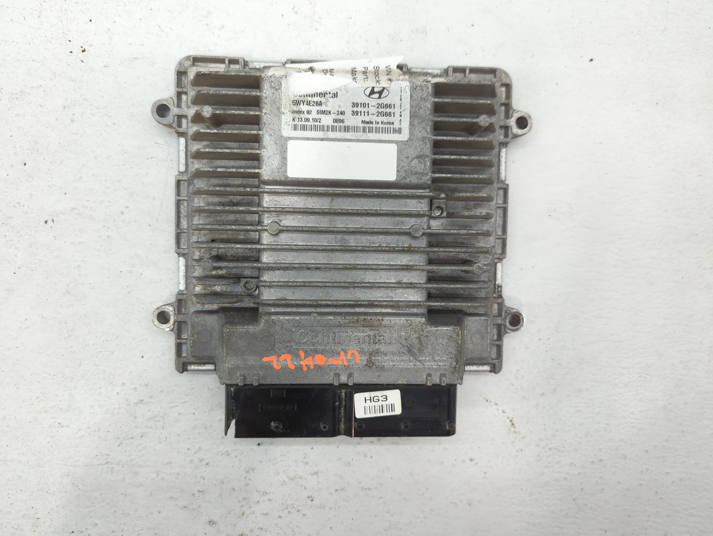 2011-2014 Hyundai Sonata PCM Engine Control Computer ECU ECM PCU OEM P/N:39111-2G661 39101-2G661 Fits Fits 2011 2012 2013 20