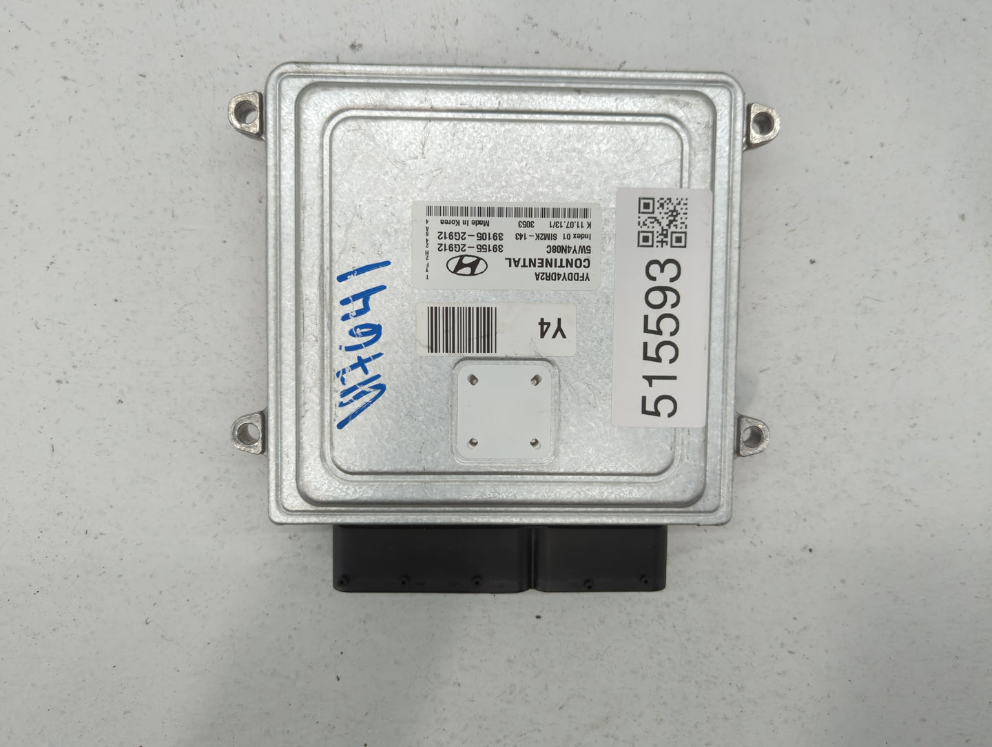 2011-2015 Hyundai Sonata PCM Engine Control Computer ECU ECM PCU OEM P/N:39105-2G912 39155-2G912 Fits OEM Used Auto Parts - 