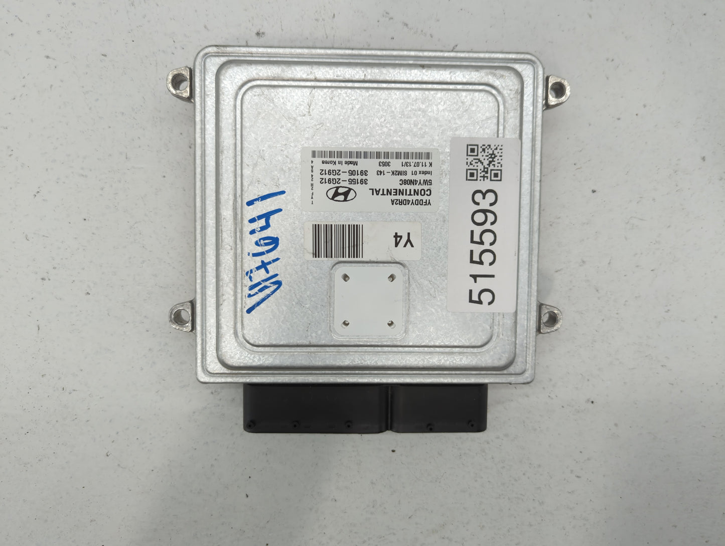 2011-2015 Hyundai Sonata PCM Engine Control Computer ECU ECM PCU OEM P/N:39105-2G912 39155-2G912 Fits OEM Used Auto Parts - 