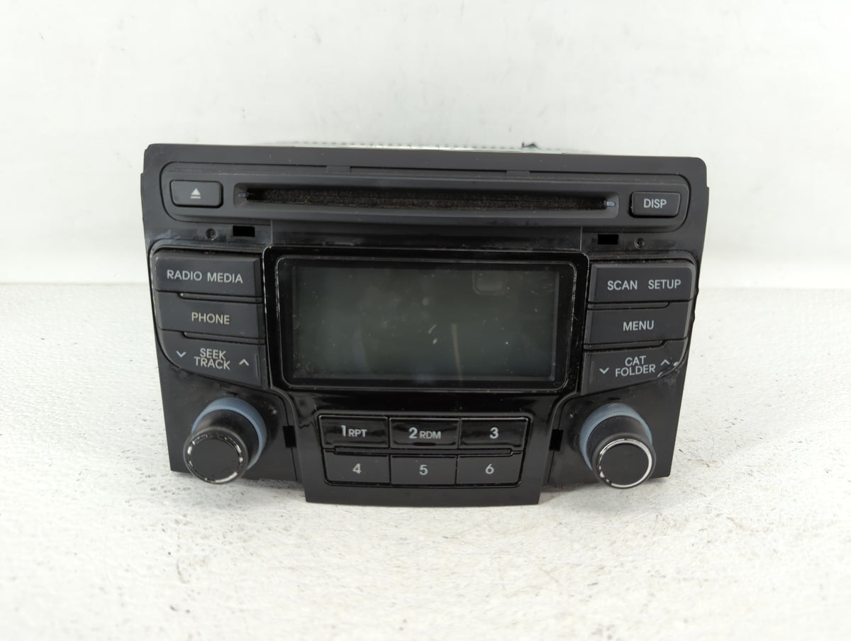 2012-2014 Hyundai Sonata Am Fm Cd Player Radio Receiver 517229 - Oemusedautoparts1.com
