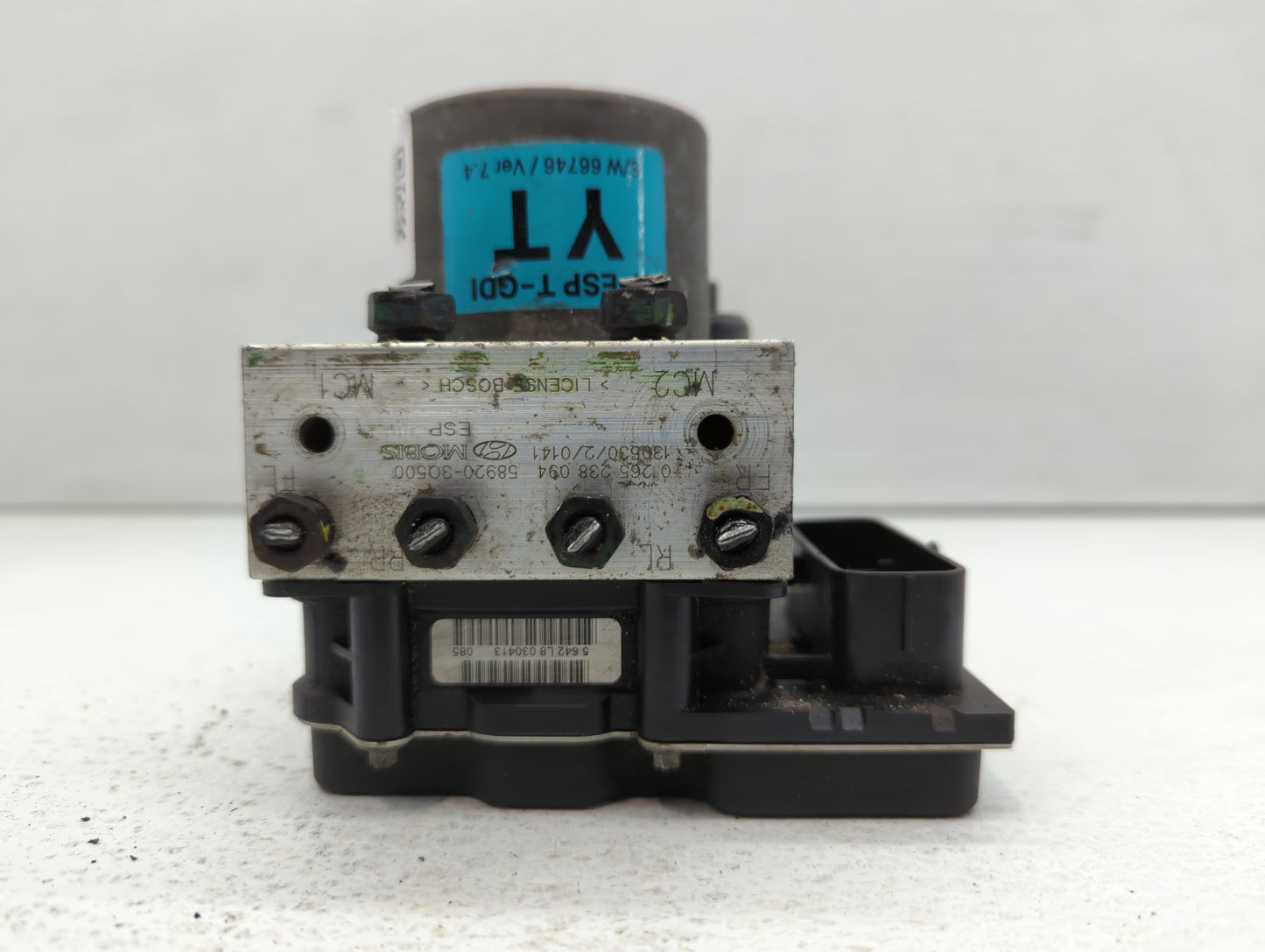 2011-2013 Hyundai Sonata ABS Pump Control Module Replacement P/N:58920-3Q500 Fits Fits 2011 2012 2013 OEM Used Auto Parts - 
