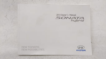 compare product 2013 Hyundai Sonata Owners Manual Book Guide OEM Used Auto Parts