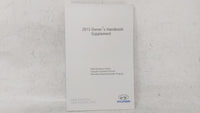2013 Hyundai Sonata Owners Manual Book Guide OEM Used Auto Parts - Oemusedautoparts1.com
