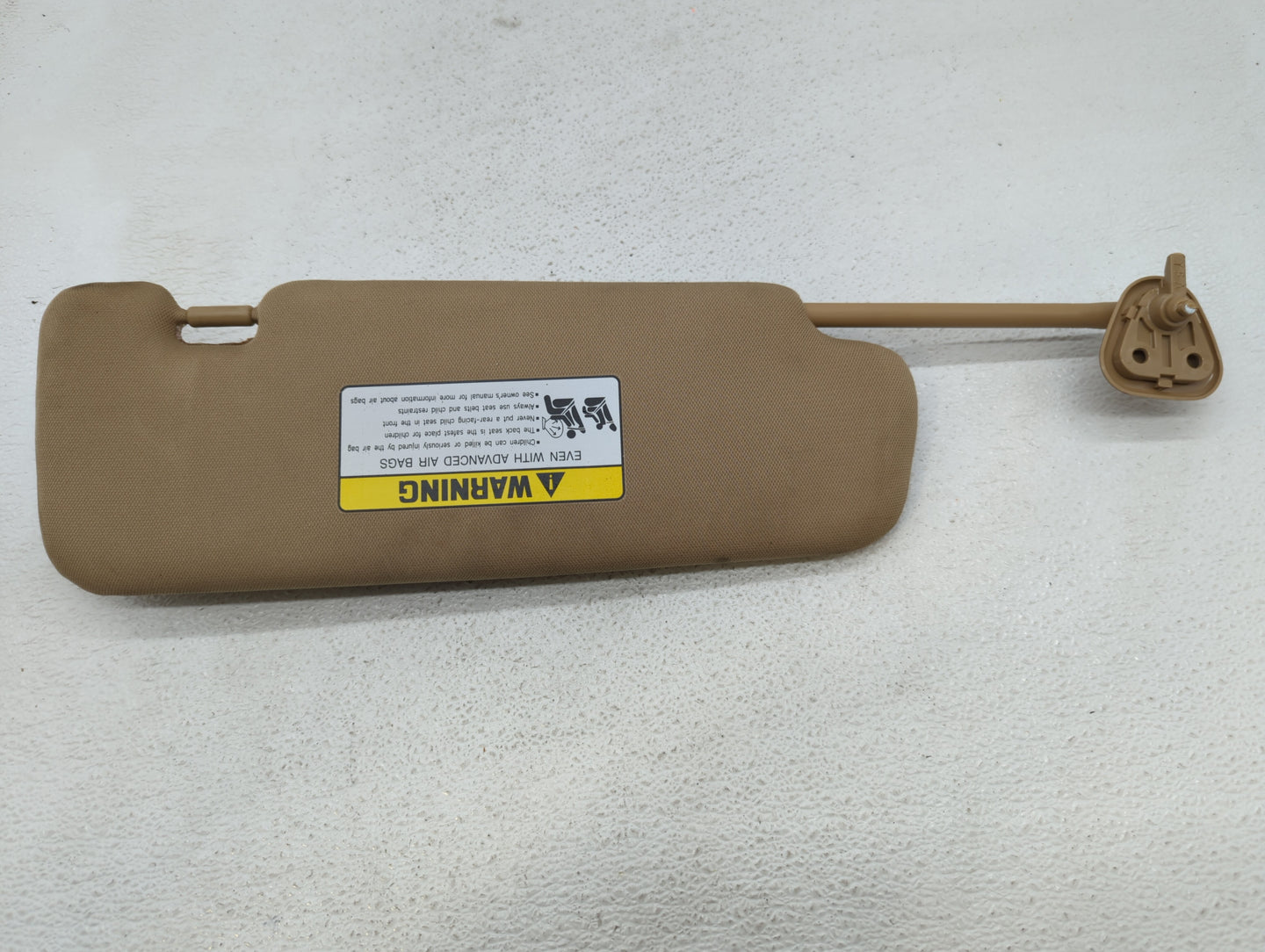 2011-2015 Hyundai Sonata Sun Visor Shade Replacement Driver Left Mirror Fits Fits 2011 2012 2013 2014 2015 OEM Used Auto Par