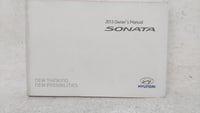 2013 Hyundai Sonata Owners Manual Book Guide OEM Used Auto Parts - Oemusedautoparts1.com