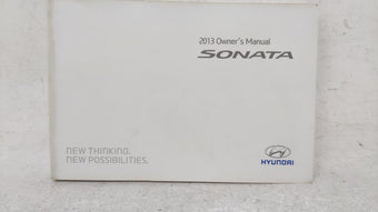 compare product 2013 Hyundai Sonata Owners Manual Book Guide OEM Used Auto Parts
