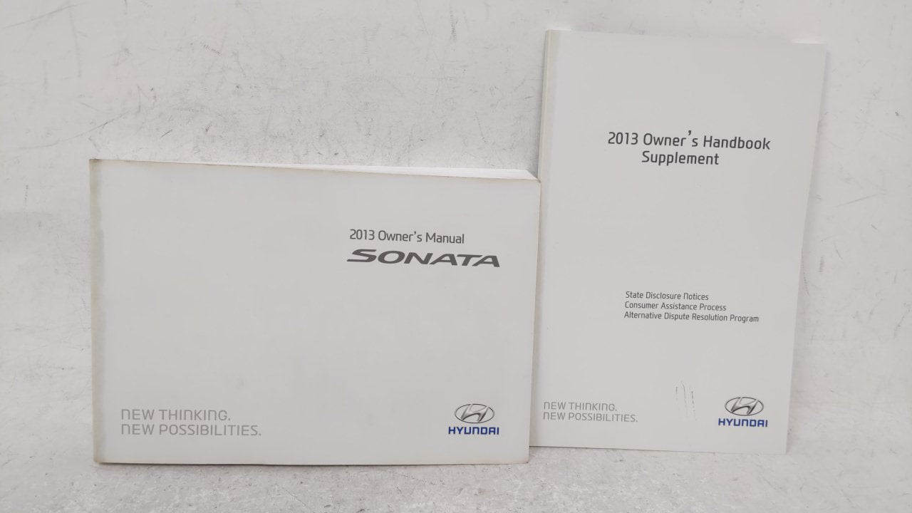 2013 Hyundai Sonata Owners Manual Book Guide OEM Used Auto Parts - Oemusedautoparts1.com