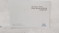 2013 Hyundai Sonata Owners Manual Book Guide OEM Used Auto Parts - Oemusedautoparts1.com