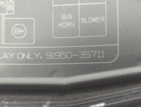 2013 Hyundai Sonata Fusebox Fuse Box Panel Relay Module P/N:91950-3S711 Fits OEM Used Auto Parts - Oemusedautoparts1.com