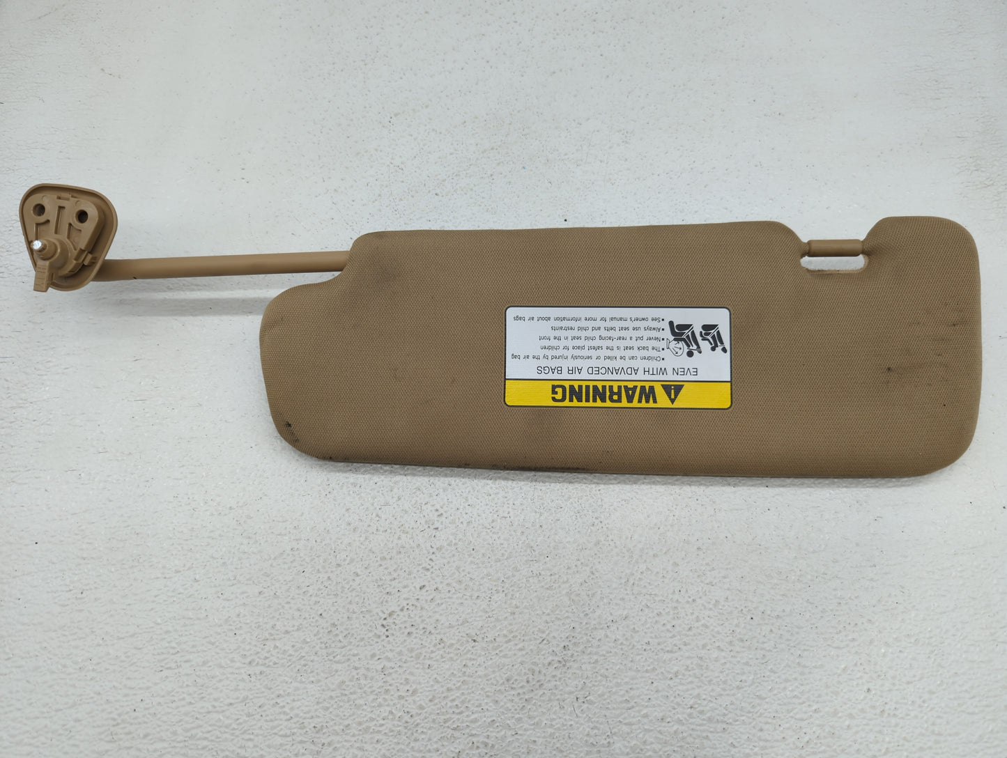 2012-2014 Hyundai Sonata Sun Visor Shade Replacement Passenger Right Mirror Fits Fits 2012 2013 2014 OEM Used Auto Parts - O