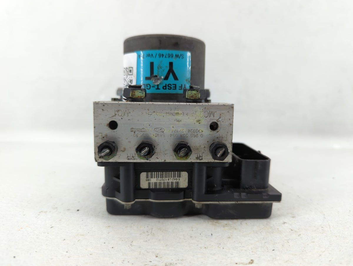 2011-2013 Hyundai Sonata Anti-Lock Brake ABS Pump Module Actuator OEM P/N:58920-30500 0 265 238 094 Fits Fits 2011 2012 2013