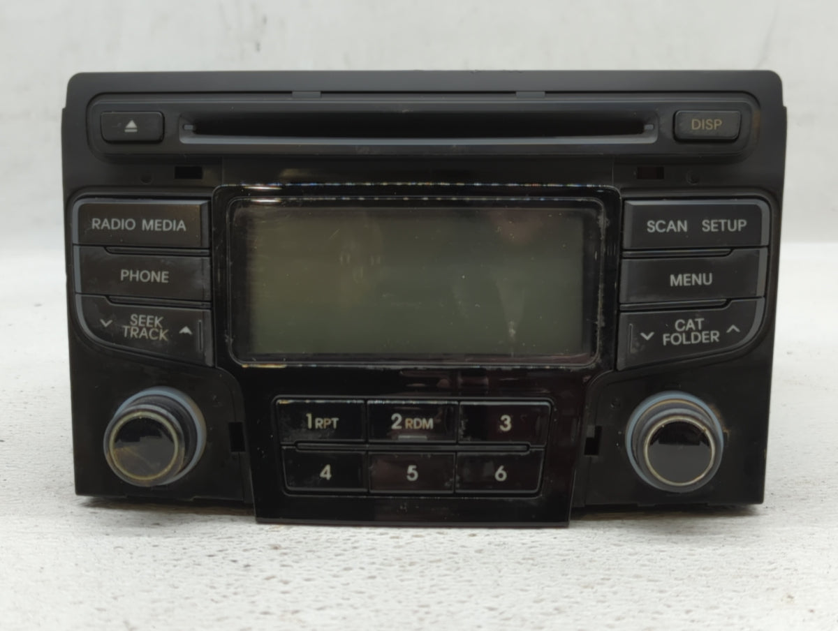 2012-2014 Hyundai Sonata Am Fm Cd Player Radio Receiver 554722 - Oemusedautoparts1.com