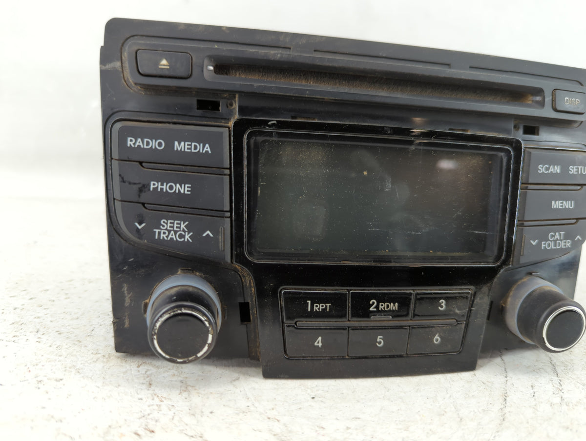 2012-2014 Hyundai Sonata Am Fm Cd Player Radio Receiver 555048 - Oemusedautoparts1.com