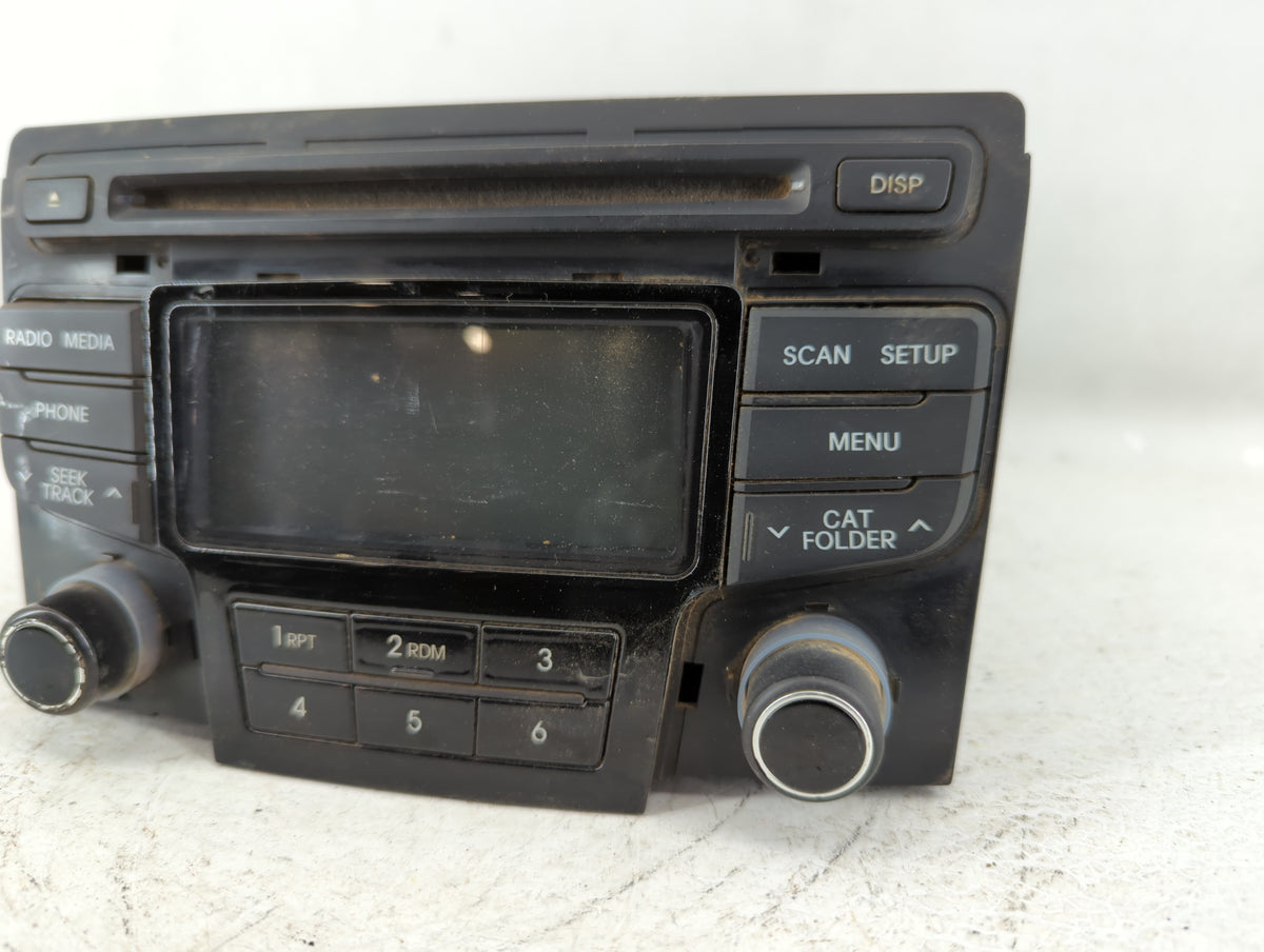 2012-2014 Hyundai Sonata Am Fm Cd Player Radio Receiver 555048 - Oemusedautoparts1.com