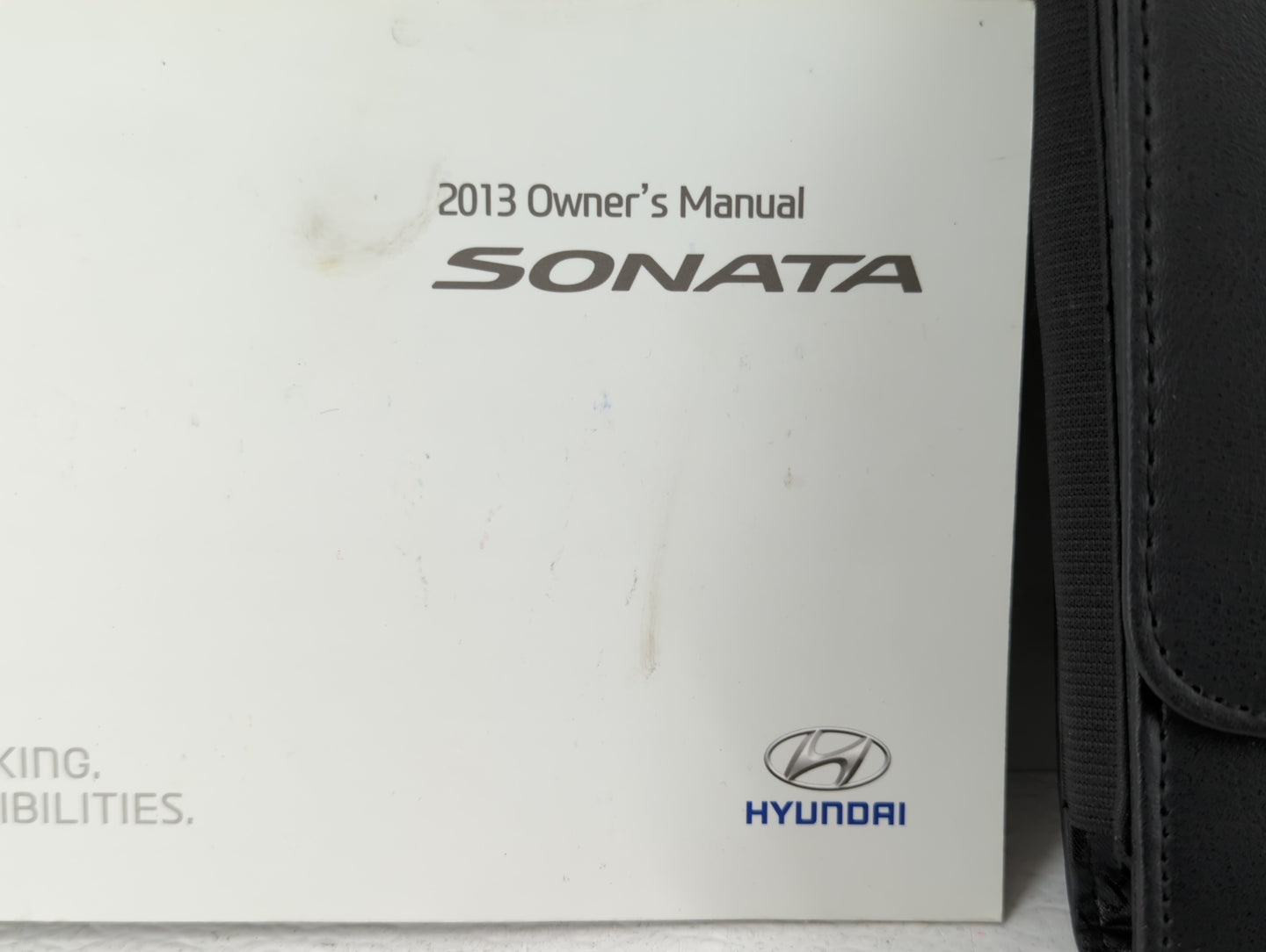 2013 Hyundai Sonata Owners Manual Book Guide OEM Used Auto Parts - Oemusedautoparts1.com