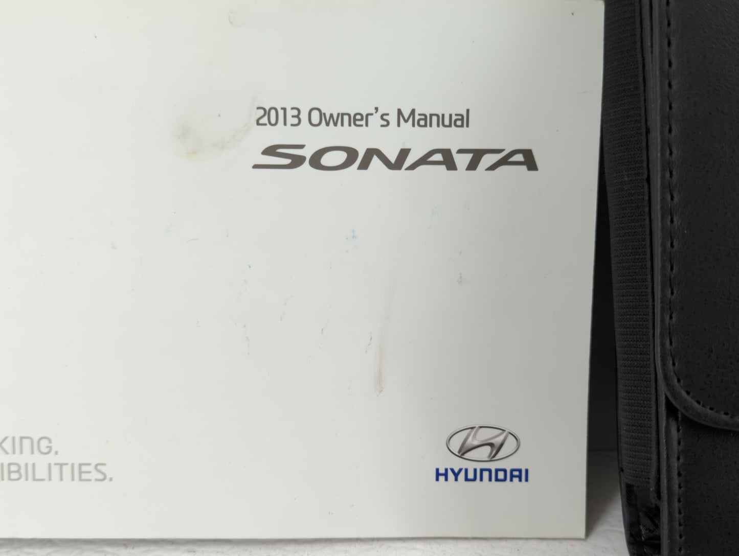 2013 Hyundai Sonata Owners Manual Book Guide OEM Used Auto Parts - Oemusedautoparts1.com