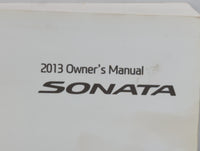 2013 Hyundai Sonata Owners Manual Book Guide OEM Used Auto Parts - Oemusedautoparts1.com