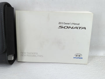 2013 Hyundai Sonata Owners Manual Book Guide OEM Used Auto Parts