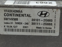 2011-2014 Hyundai Sonata PCM Engine Control Computer ECU ECM PCU OEM P/N:39111-2G663 39101-2G663 Fits Fits 2011 2012 2013 20
