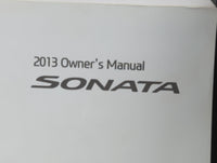 2013 Hyundai Sonata Owners Manual Book Guide P/N:A3S0-EU32F OEM Used Auto Parts - Oemusedautoparts1.com