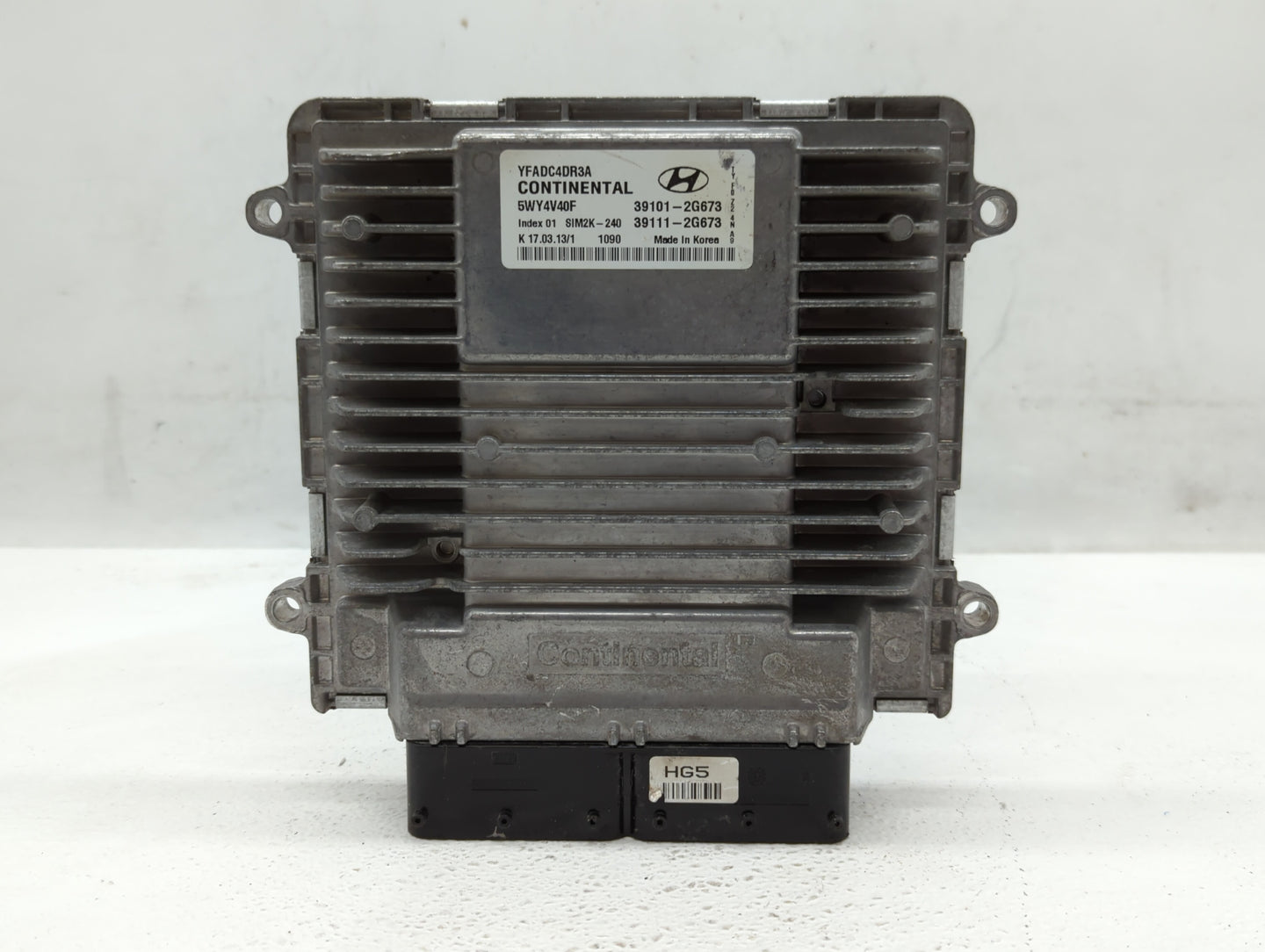 2011-2014 Hyundai Sonata PCM Engine Control Computer ECU ECM PCU OEM P/N:39101-2G673 Fits Fits 2011 2012 2013 2014 OEM Used 