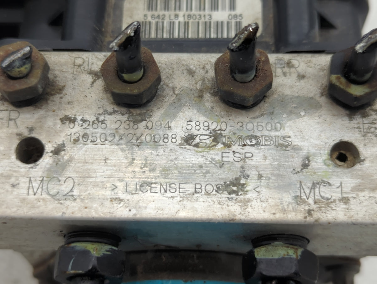 2011-2013 Hyundai Sonata Anti-Lock Brake ABS Pump Module Actuator OEM P/N:58920-30500 Fits Fits 2011 2012 2013 OEM Used Auto
