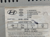 2012-2014 Hyundai Sonata Radio AM FM Cd Player Receiver Replacement P/N:96180-3Q700 Fits Fits 2012 2013 2014 OEM Used Auto P