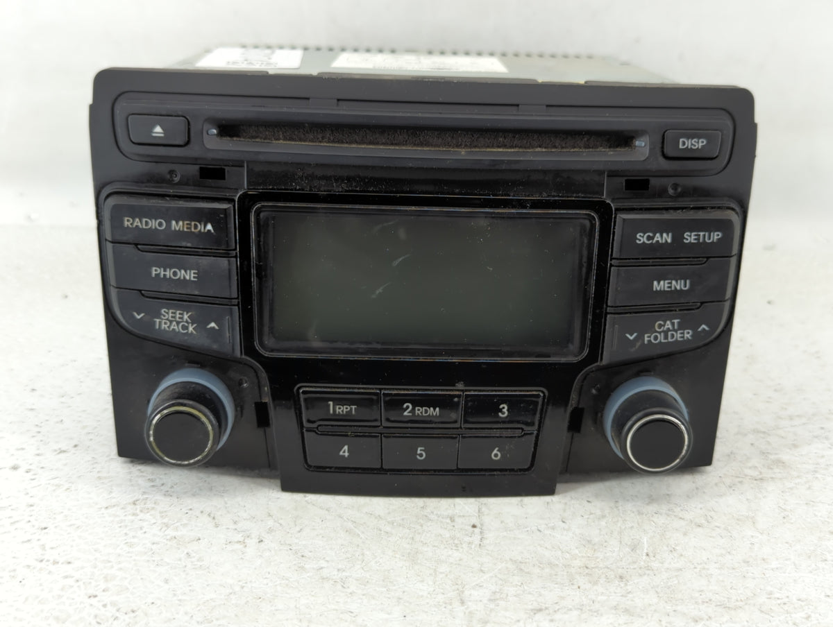 2013-2014 Hyundai Sonata Am Fm Cd Player Radio Receiver 573174 - Oemusedautoparts1.com
