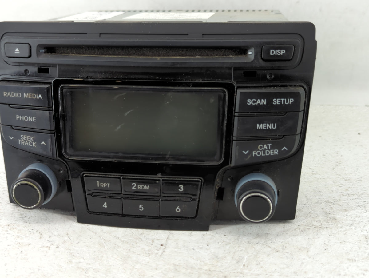 2013-2014 Hyundai Sonata Am Fm Cd Player Radio Receiver 573174 - Oemusedautoparts1.com