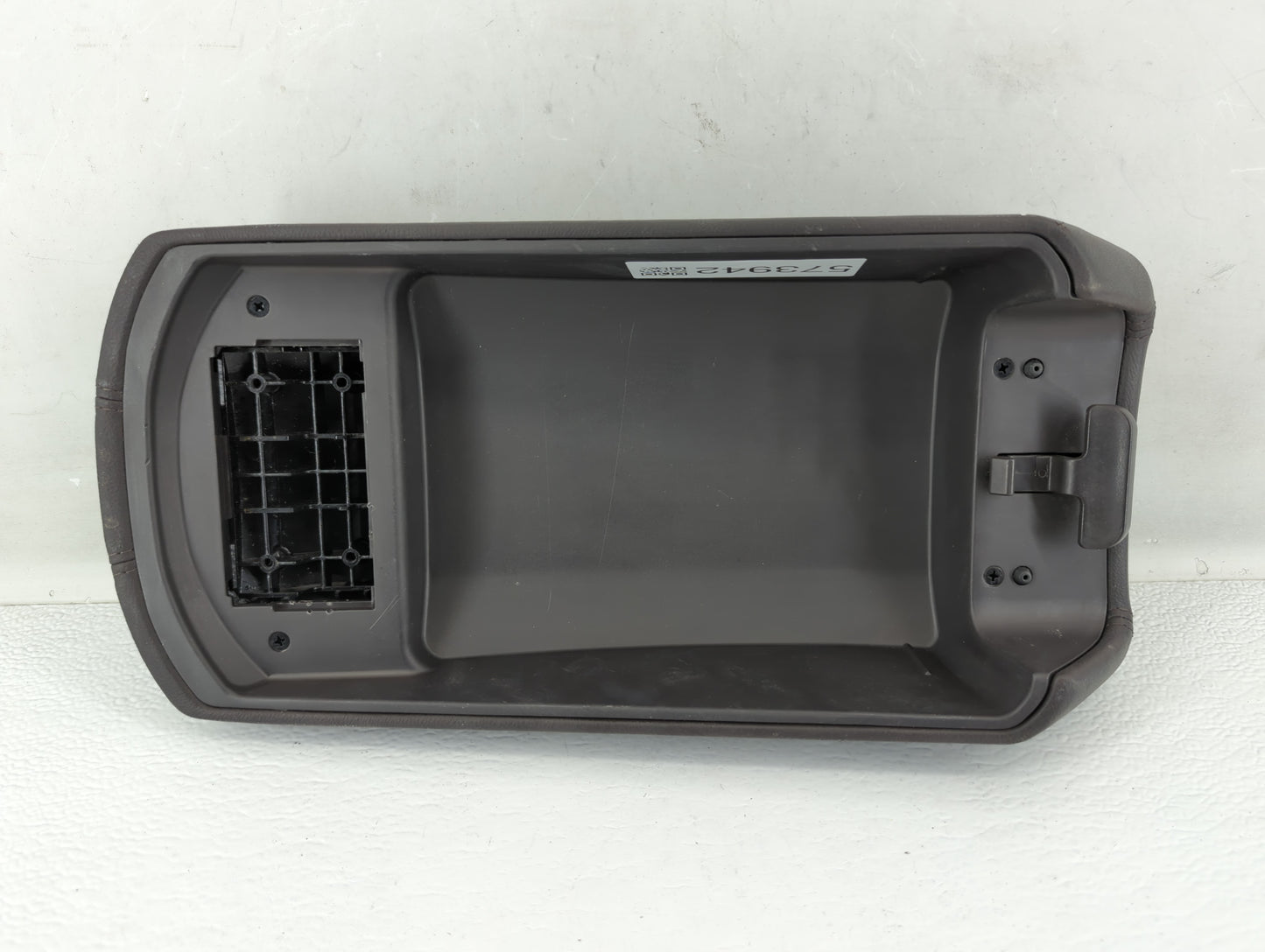 2013 Hyundai Sonata Center Console Armrest Cover Lid Black - Oemusedautoparts1.com