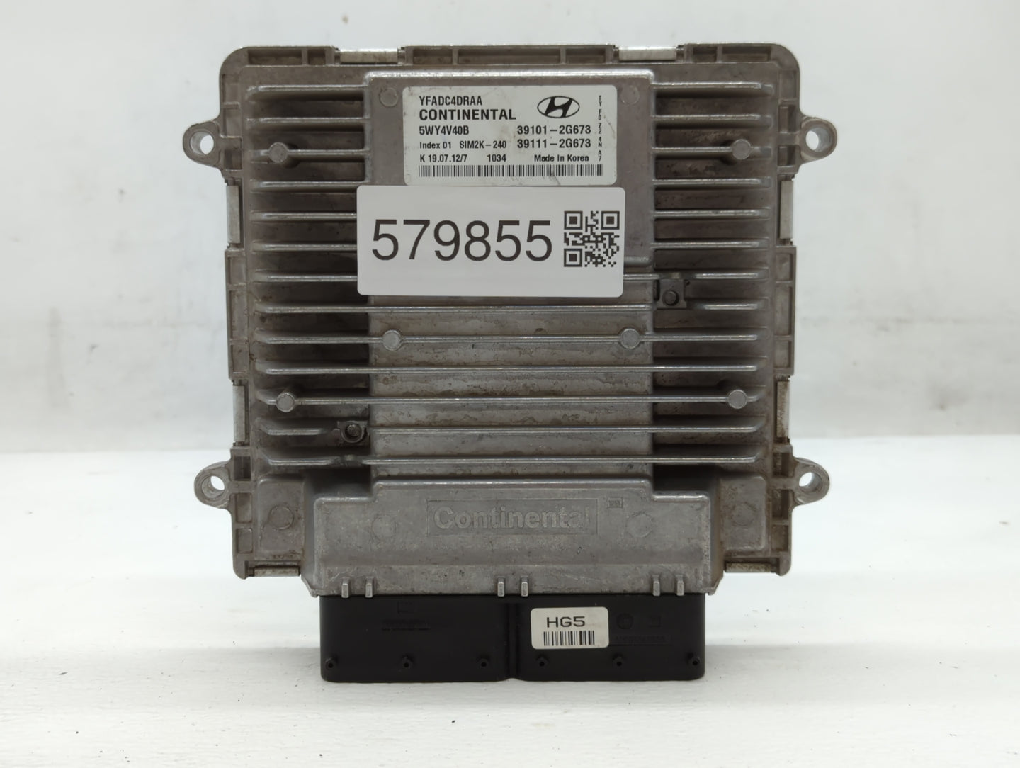 2011-2014 Hyundai Sonata PCM Engine Control Computer ECU ECM PCU OEM P/N:39101-2G673 39101-2G663 Fits Fits 2011 2012 2013 20