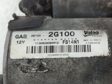 2008-2014 Hyundai Sonata Car Starter Motor Solenoid OEM P/N:2G100 Fits Fits 2008 2009 2010 2011 2012 2013 2014 OEM Used Auto Parts