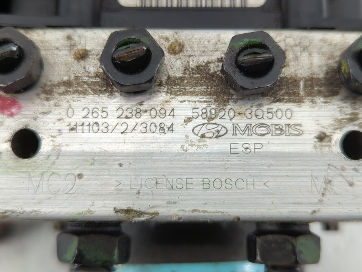 2011-2013 Hyundai Sonata Anti-Lock Brake ABS Pump Module Actuator OEM P/N:58920-30500 Fits Fits 2011 2012 2013 OEM Used Auto