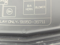 2011-2014 Hyundai Sonata Fusebox Fuse Box Panel Relay Module P/N:91950-3S711 Fits Fits 2011 2012 2013 2014 OEM Used Auto Par